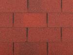Šindel červená z oxidovaného asfaltu Guttatec Rectangular – 3 m²/bal.