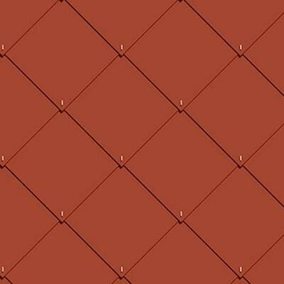 Šablona Eternit Dacora hladká – 40×40 cm červená